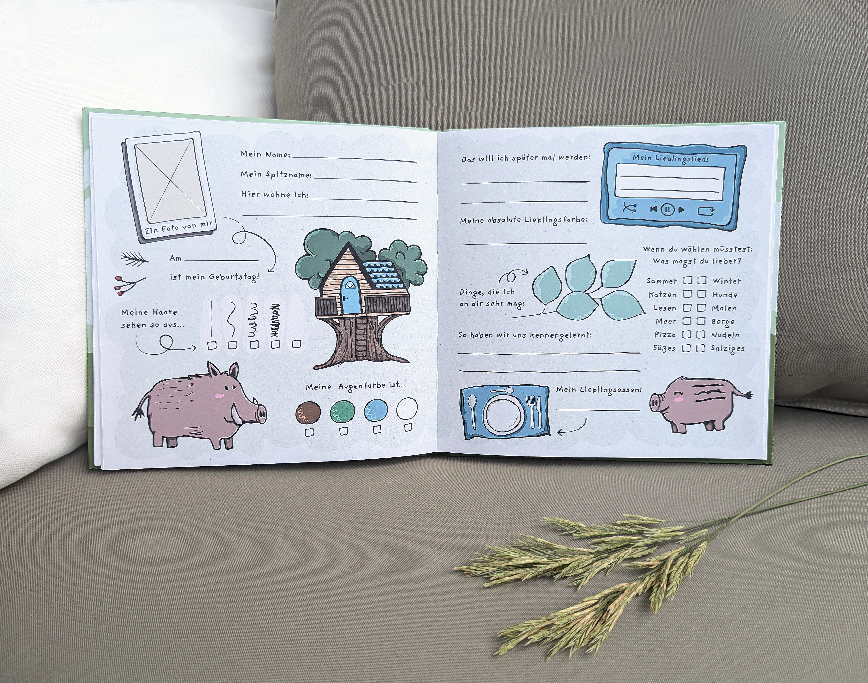 Freundebuch Waldtiere